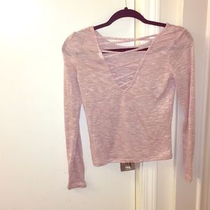 Salmon pink top